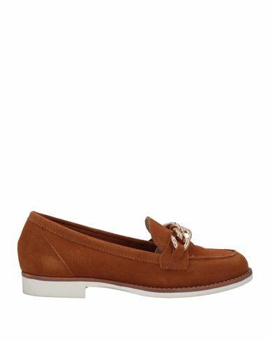 Carlo Pazolini Woman Loafers Camel Soft Leather Cover