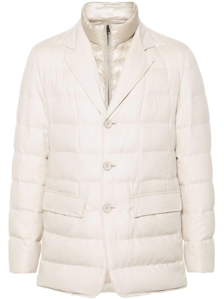 Herno quilted jacket - Neutrals Cover