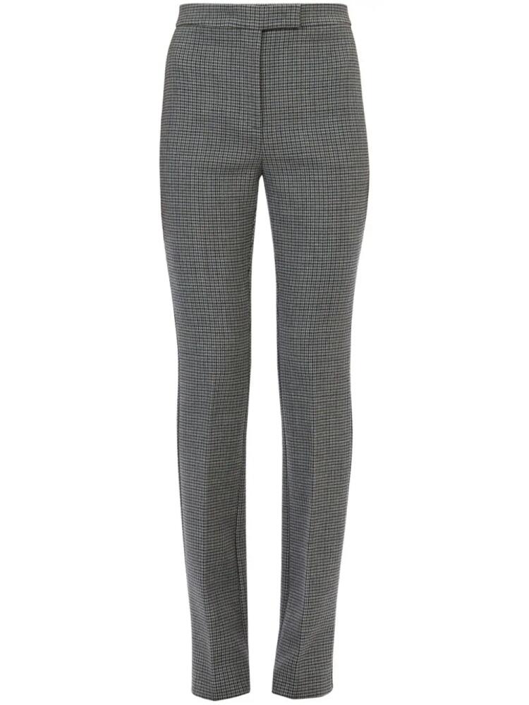 Ferragamo wool straight-leg tailored trousers - Grey Cover