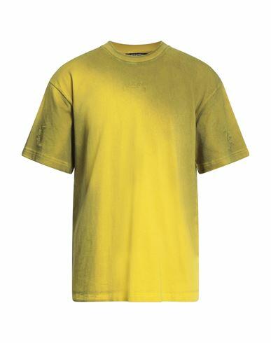 A-cold-wall* Man T-shirt Yellow Cotton Cover