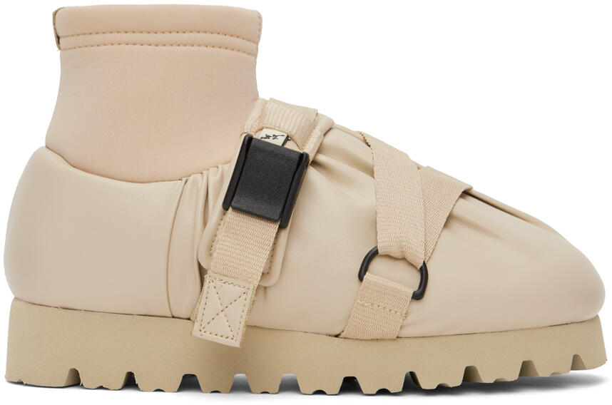 YUME YUME Beige Nawa Camp Boots Cover