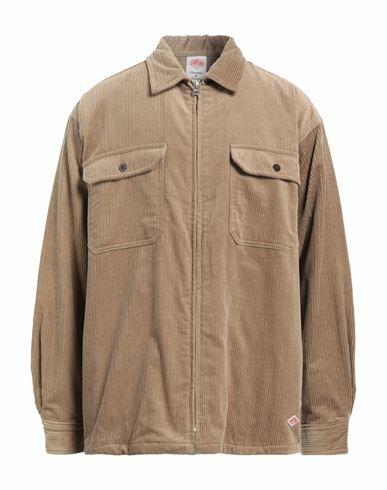 Danton France Man Shirt Khaki Cotton Cover