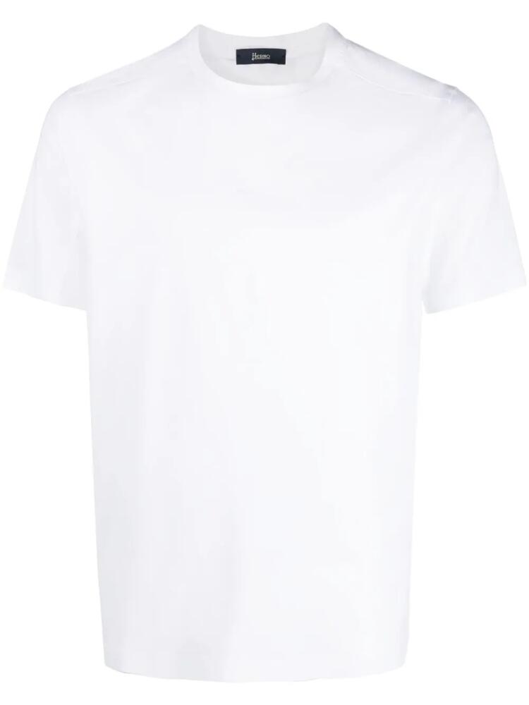 Herno shortsleeved crew neck T-shirt - White Cover