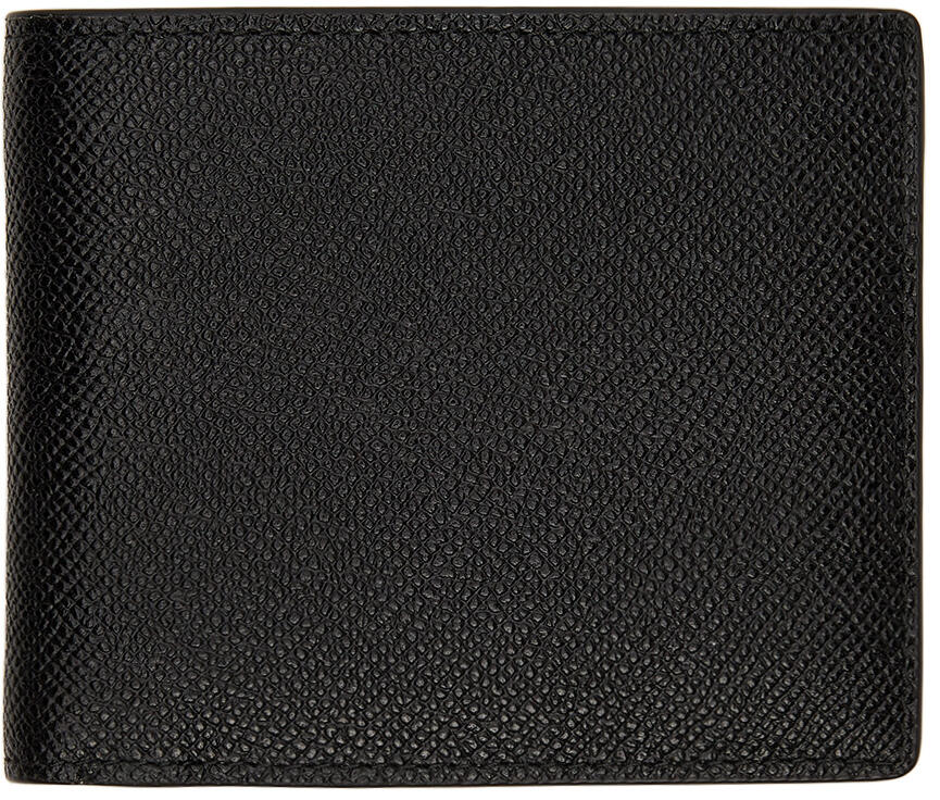 Maison Margiela Black Leather Bifold Wallet Cover