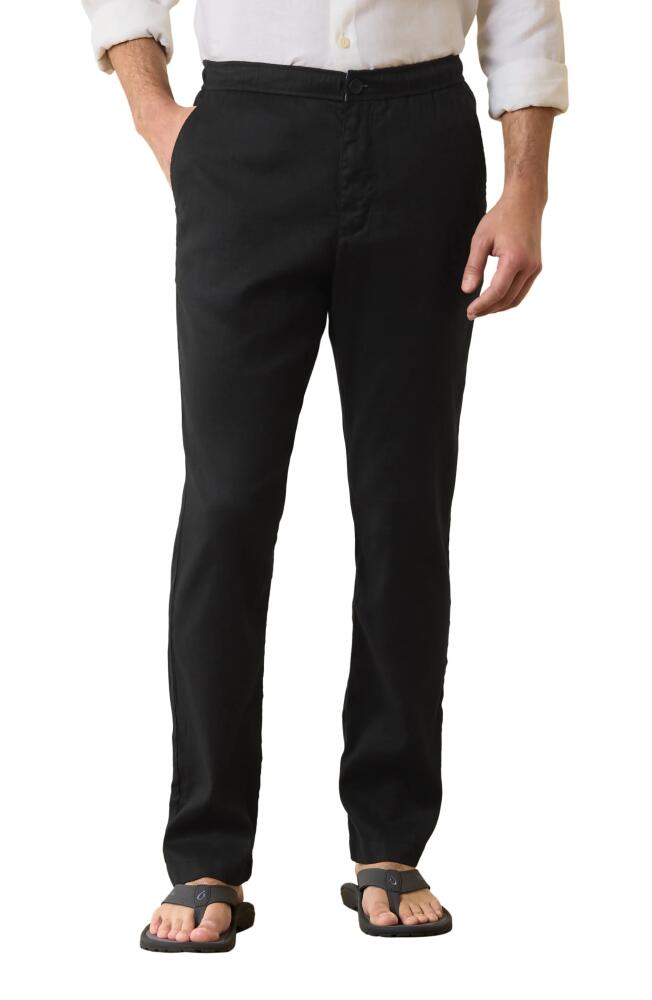 Tommy Bahama Beach Coast Stretch Linen & Cotton Pants in Black Cover