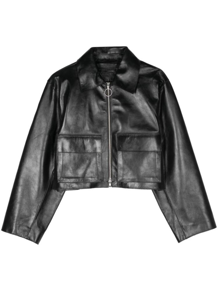 STAND STUDIO Gretel leather jacket - Black Cover