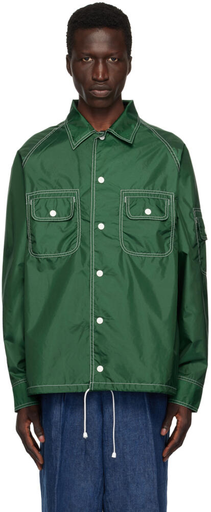 BEAMS PLUS Green Sports SHT-JAC Jacket Cover