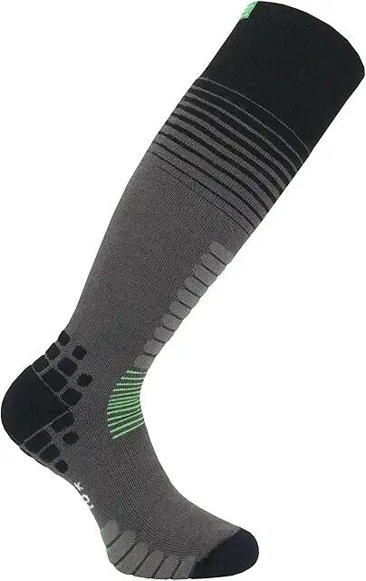 Eurosock Ski Zone (Asphalt) Crew Cut Socks Shoes Cover