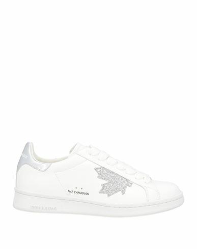 Dsquared2 Woman Sneakers White Calfskin Cover