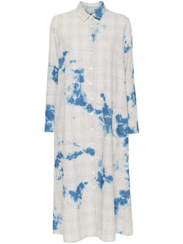 Suzusan tie-dye midi dress - White Cover