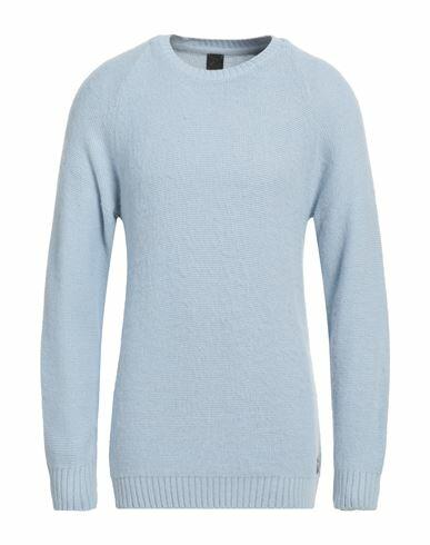 Why Not Brand Man Sweater Sky blue Acrylic, Wool Cover