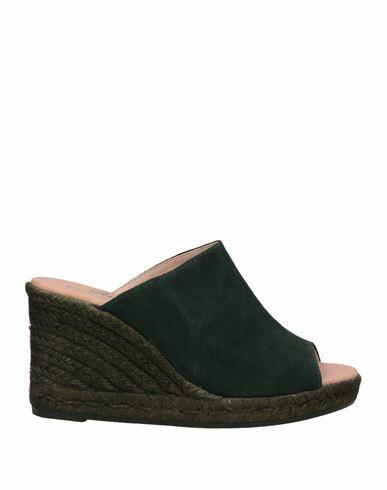 Gaimo Woman Espadrilles Emerald green Soft Leather Cover