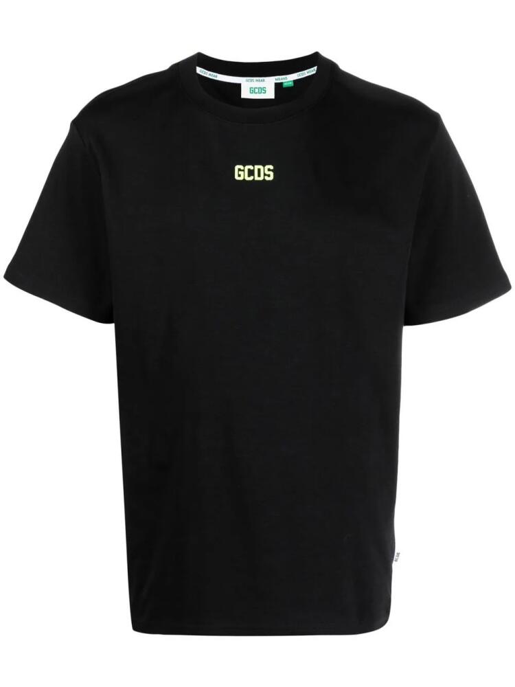 GCDS logo-print crew-neck T-shirt - Black Cover