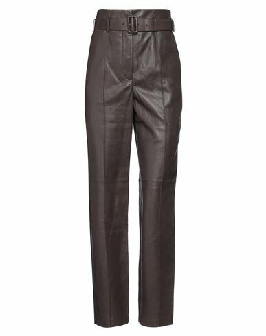 Emporio Armani Woman Pants Cocoa Lambskin Cover