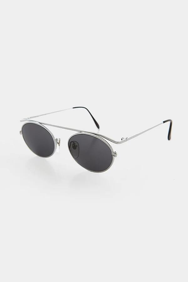 Sunglass Museum Vintage Raven Floating Lens Sunglasses in Silver Cover