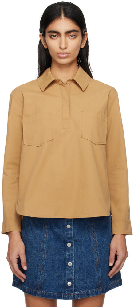 A.P.C. Beige Chelsea Shirt Cover