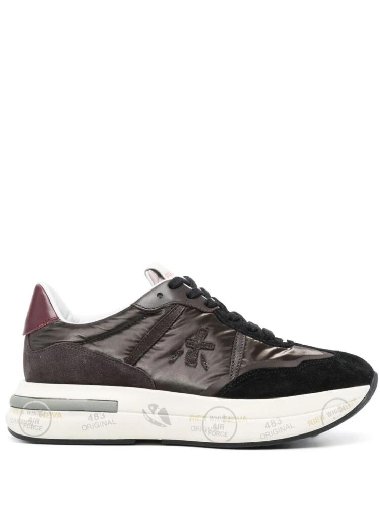 Premiata Cassie panelled sneakers - Brown Cover