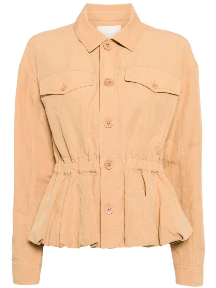 Ulla Johnson Jordana peplum-hem jacket - Brown Cover