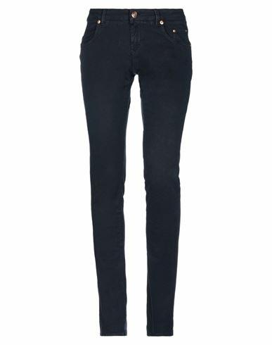 Siviglia Woman Pants Midnight blue Cotton, Elastane Cover