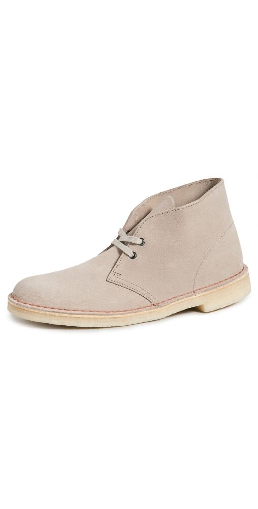 Clarks Suede Desert Boots Sand Cover