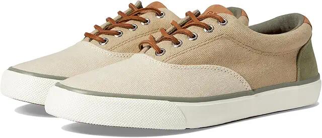 Sperry Seacycled Striper II Cvo Twill (Tan) Men's Shoes Cover