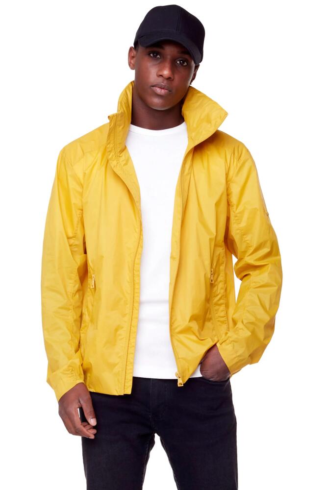 Alpine North STEWART - Recycled Ultralight Windshell Jacket in Yellow Cover