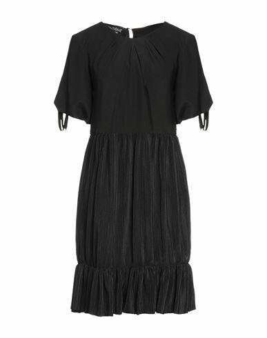 Boutique Moschino Woman Midi dress Black Cotton, Polyester Cover