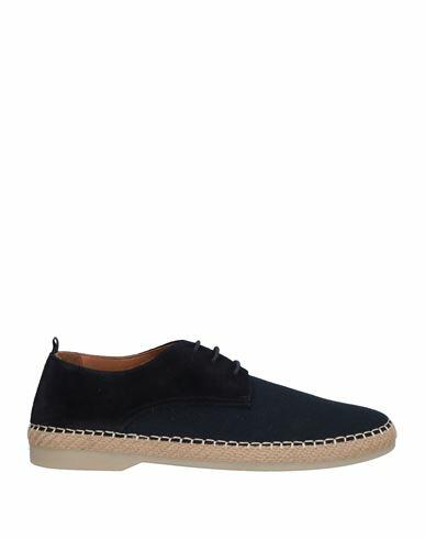 Hackett Man Espadrilles Midnight blue Leather, Textile fibers Cover