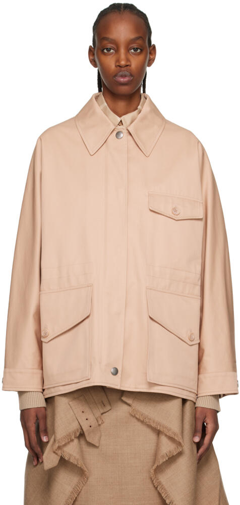 Burberry Beige Oversized Jacket Cover