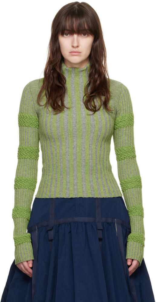 Paula Canovas Del Vas Green Frosting Turtleneck Cover