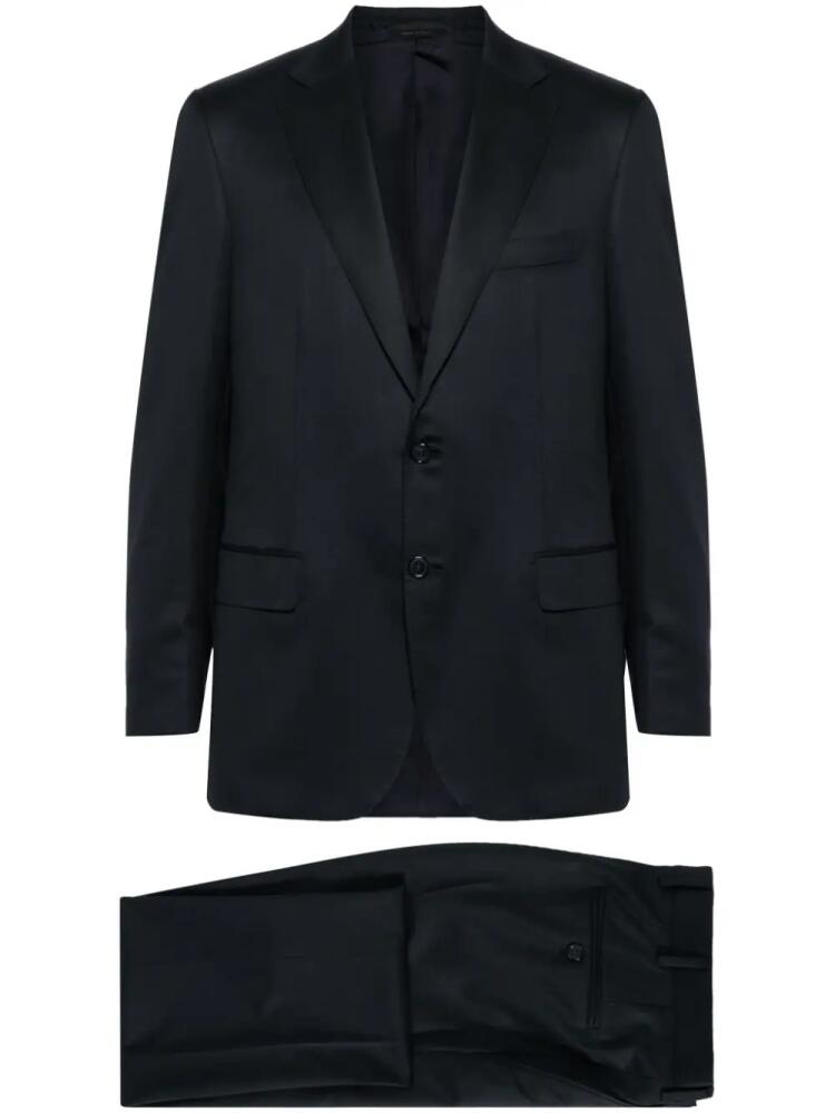 Brioni single-breasted wool suit - Blue Cover