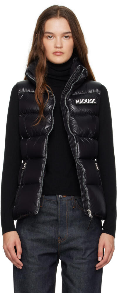 MACKAGE Black Chaya Down Vest Cover