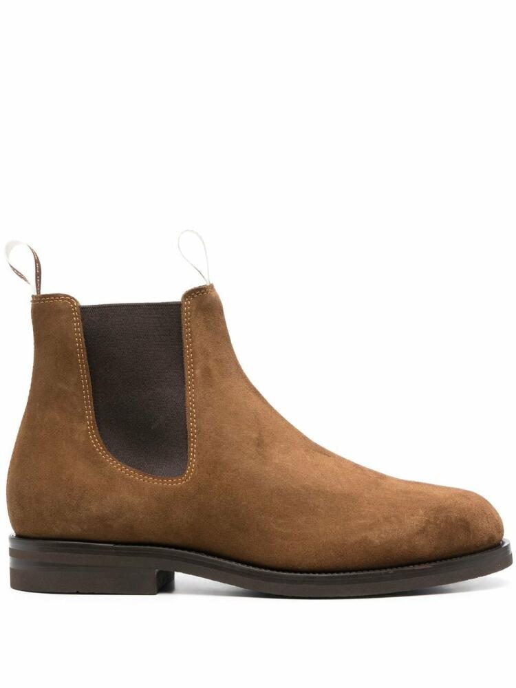 Scarosso William III suede Chelsea boots - Brown Cover