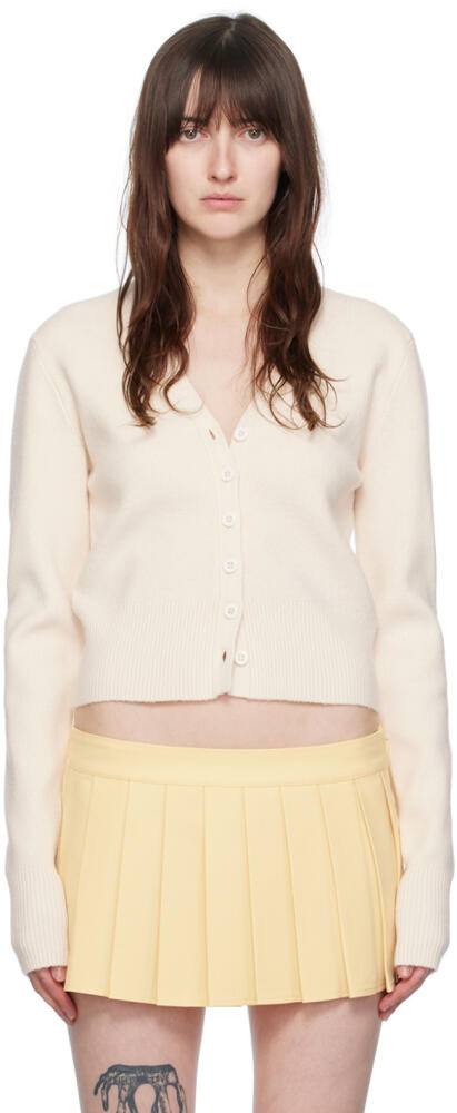 GUIZIO Off-White Camelie Cardigan Cover