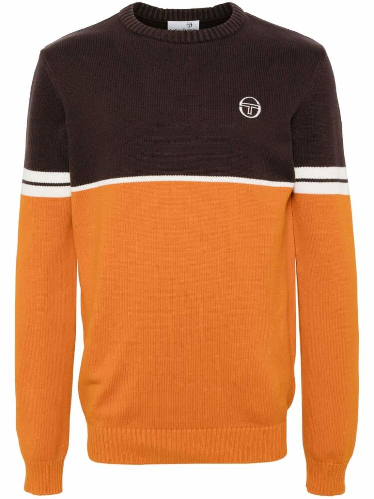 Sergio Tacchini horizontal-stripe jumper - Brown Cover