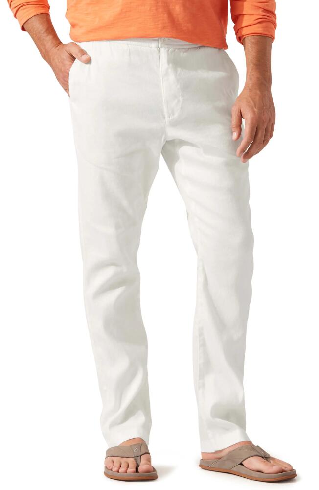 Tommy Bahama Beach Coast Stretch Linen & Cotton Pants in Continental Cover