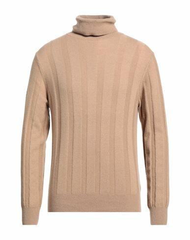 N. o.w. Andrea Rosati Cashmere Man Turtleneck Camel Wool, Viscose, Cashmere, Nylon Cover