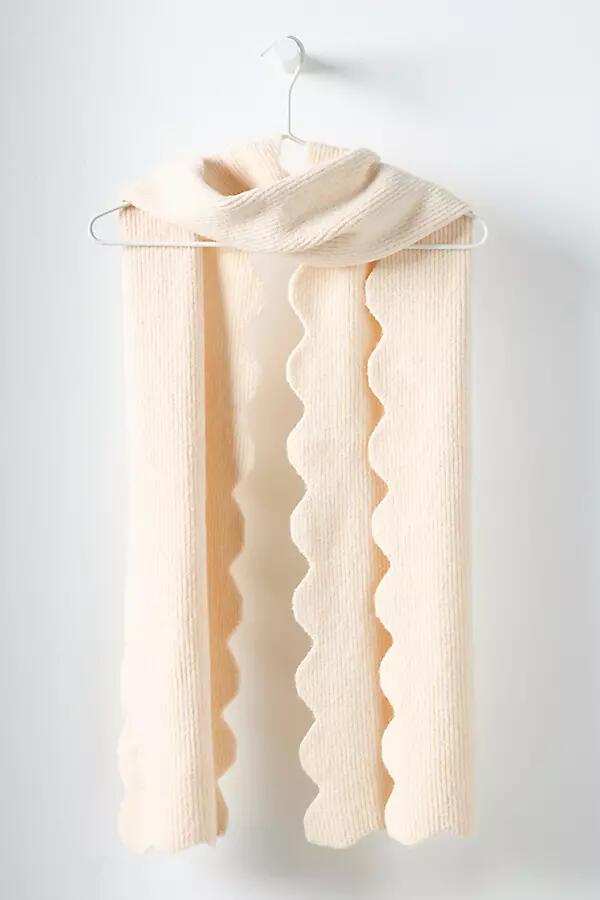 Maeve Scallop-Edge Scarf Cover