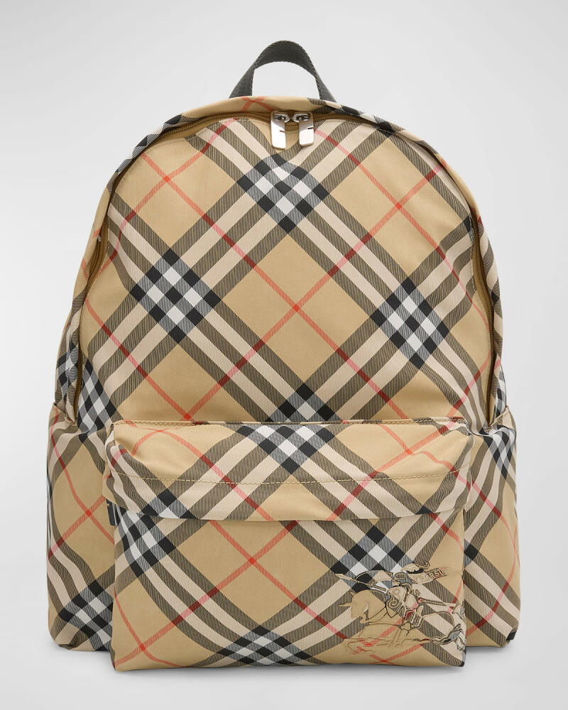 Burberry Men's Essential Check Backpack Cover