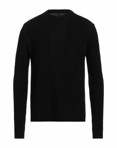 Rick Owens Man Sweater Black Cashmere, Wool Cover