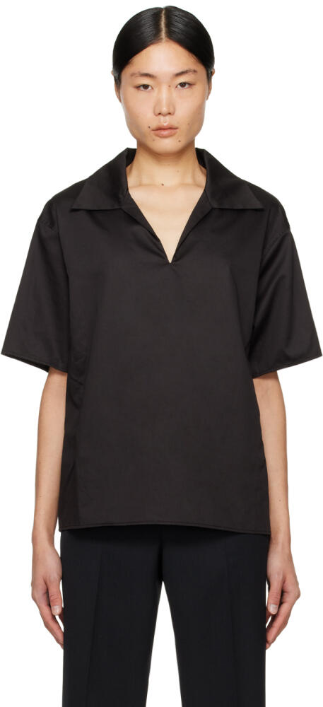 COMMAS Black Spread Collar Shirt Cover