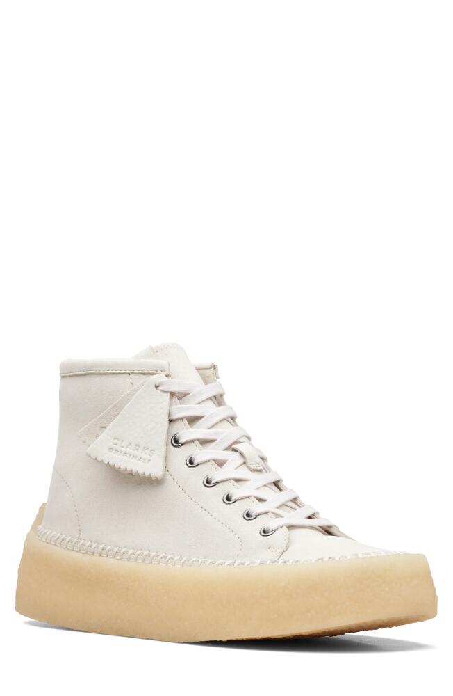 Clarks(r) Caravan Origin Mid Top Sneaker in Off - White Cover