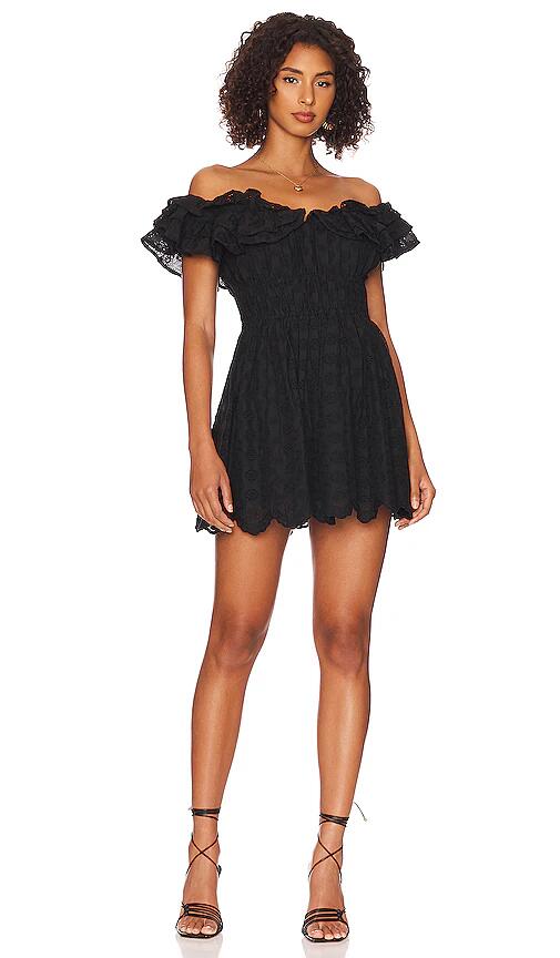 Tularosa Casey Mini Dress in Black Cover