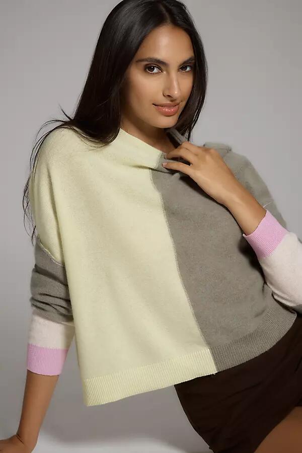 The Alani Cashmere Mock-Neck Sweater by Pilcro Cover