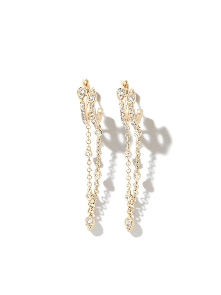 SHAY 18kt yellow gold diamond hoop earrings Cover