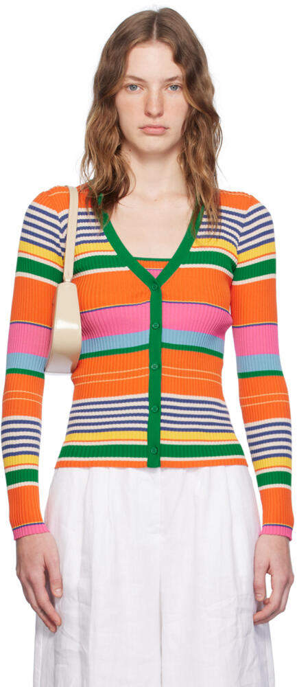 Staud Multicolor Cargo Cardigan Cover