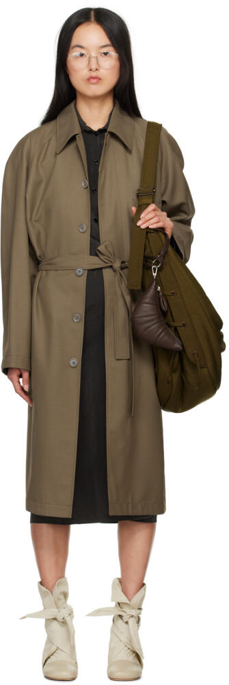 LEMAIRE Brown Light Coat Cover