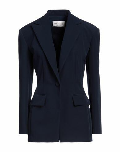 Rebel Queen Woman Blazer Midnight blue Polyester, Elastane Cover