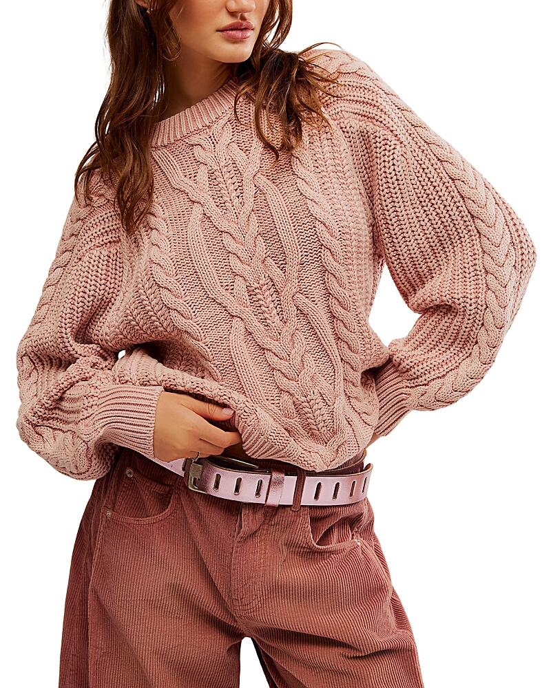 Free People Frankie Cable Sweater Cover