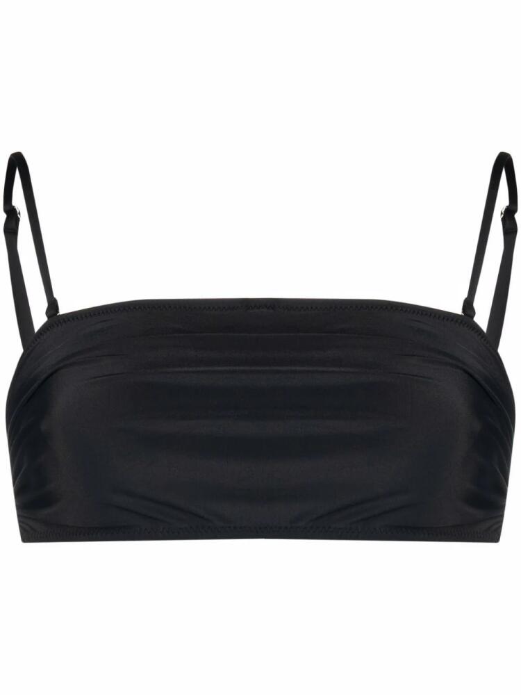 GANNI square-neck bikini top - Black Cover